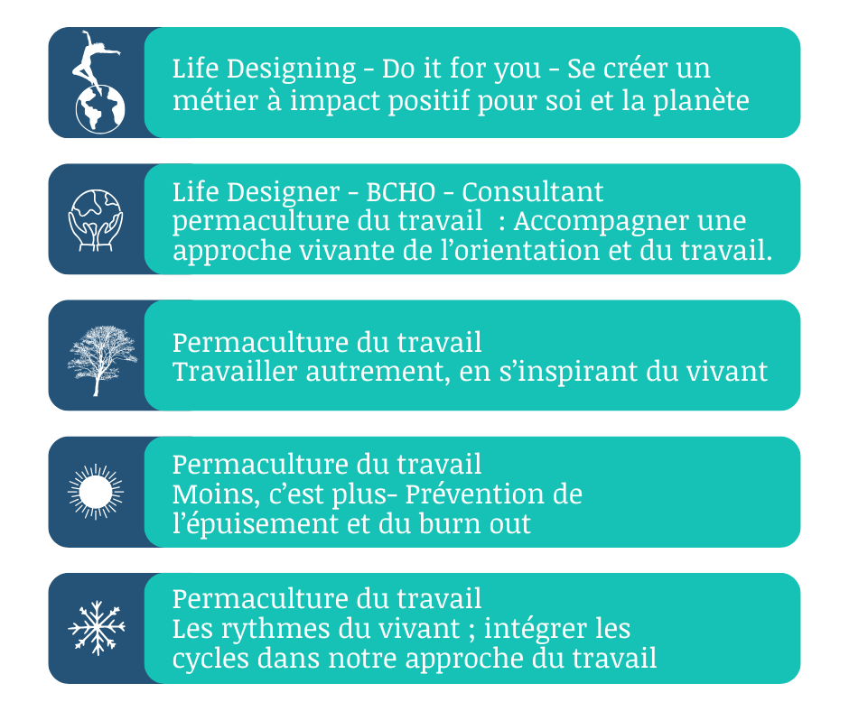 Modules formation consultant permaculture du travail Jennifer Vignaud Modules formation consultant permaculture du travail Jennifer Vignaud